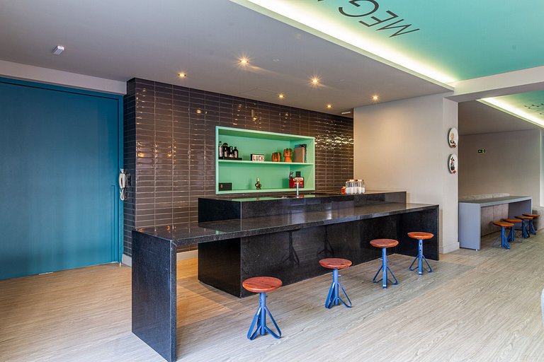 Studio confortável perto do Allianz Parque - 1301