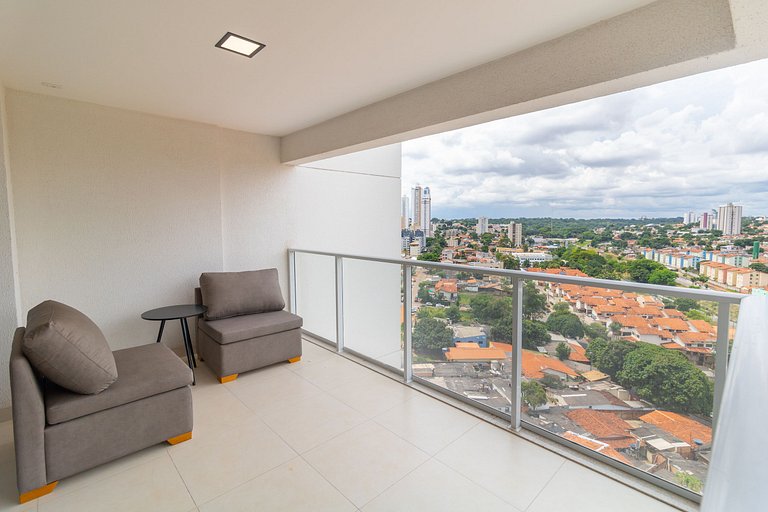 Housi - Incrível 2 quartos + quarto de Home Office + Varanda
