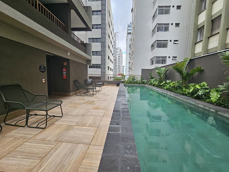 Studio confortável a 200m da Av. Paulista | 1004