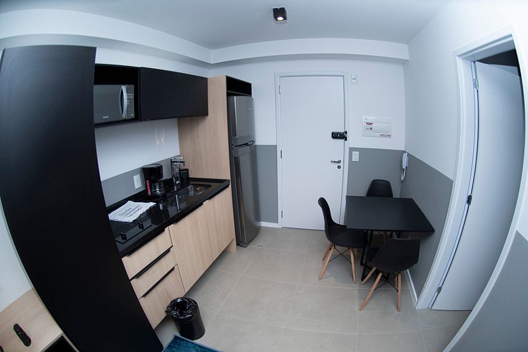 Studio com varanda perto do SP Expo - 212
