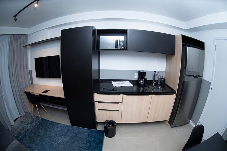 Studio com varanda perto do SP Expo - 212