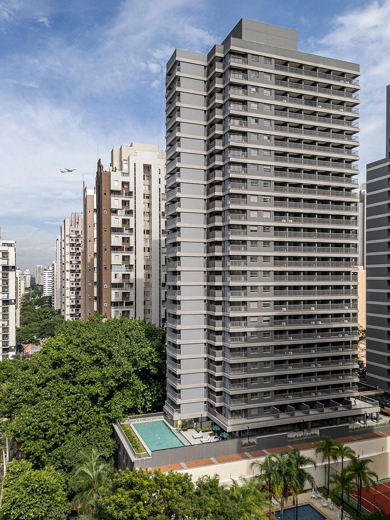 Studio em Moema: Perto do Metrô e Parques | 1008