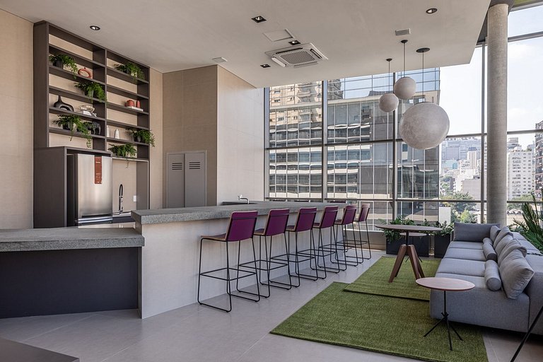 Studio confortável nos Jardins | 924