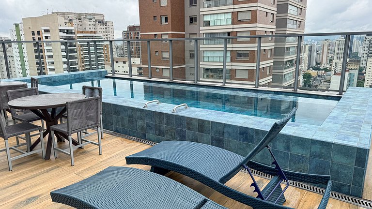 Studio Moderno a 7 Min do Allianz Parque | 1710