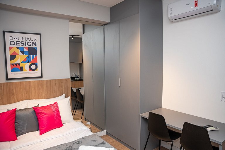 Studio Moderno a 7 Min do Allianz Parque | 1710