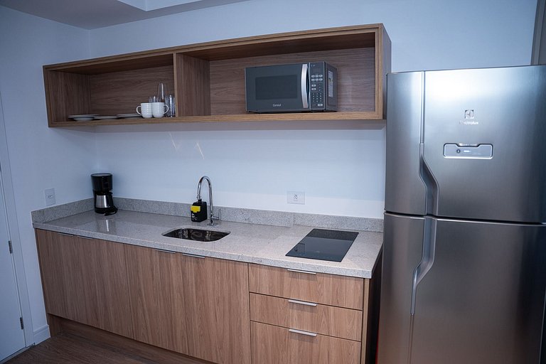 Studio Moderno a 250m do Allianz Parque | 7004