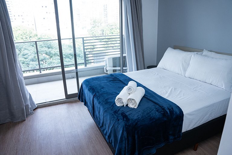 Studio Moderno a 250m do Allianz Parque | 7004