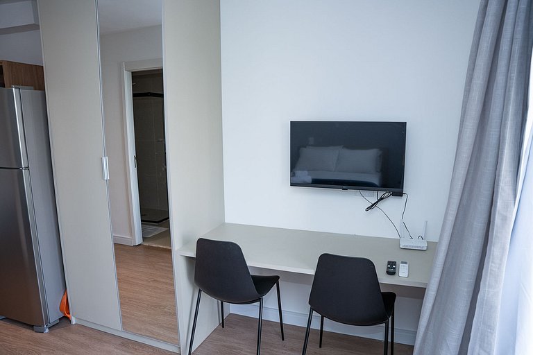 Studio Moderno a 250m do Allianz Parque | 7004