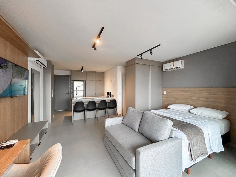 Studio Novo e Moderno em Campo Grande|1103