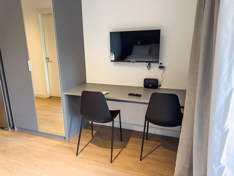 Studio Moderno a 250m do Allianz Parque | 6004