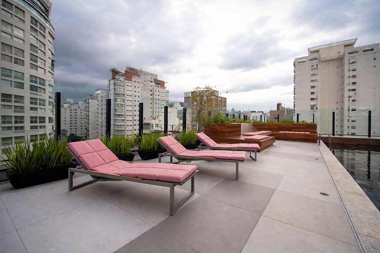 Studio 2 Quartos c/ Varanda - On Jardins by Housi