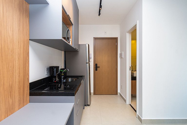 Studio moderno e completo no centro de Guarulhos