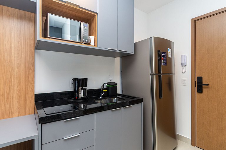 Studio moderno e completo no centro de Guarulhos