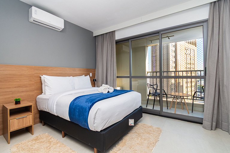Studio moderno e completo no centro de Guarulhos