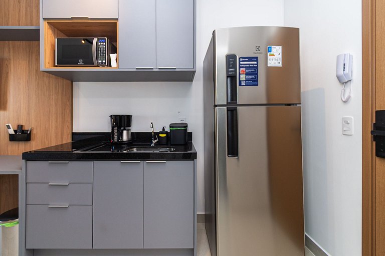 Studio moderno e completo no centro de Guarulhos