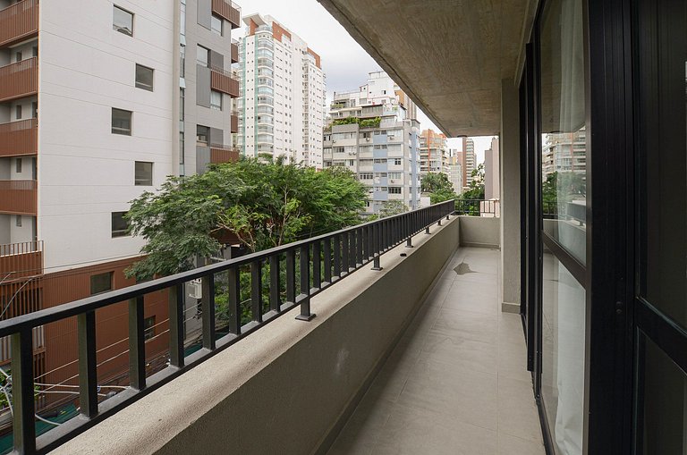Apto Moderno 2 Quartos nos Jardins by Housi