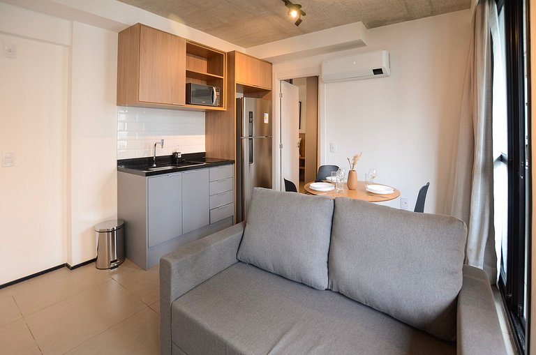 Studio 2 Quartos c/ Varanda - On Jardins by Housi