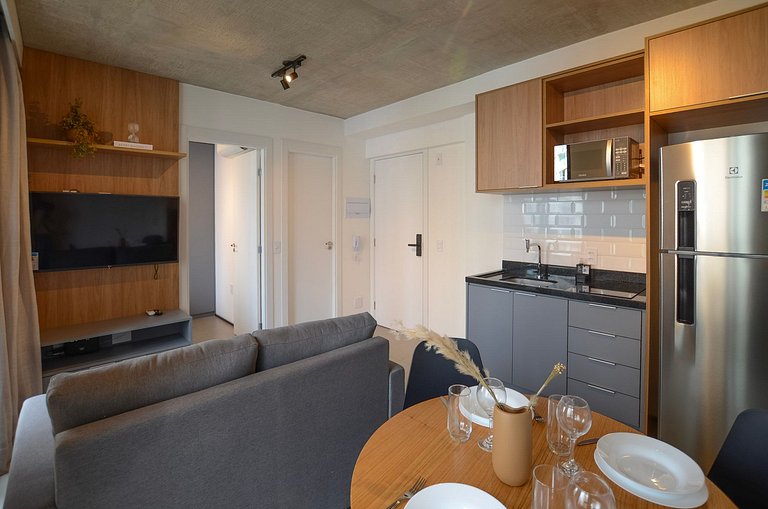 Studio 2 Quartos c/ Varanda - On Jardins by Housi