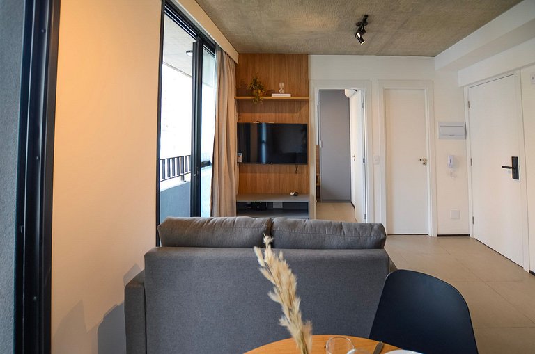 Studio 2 Quartos c/ Varanda - On Jardins by Housi