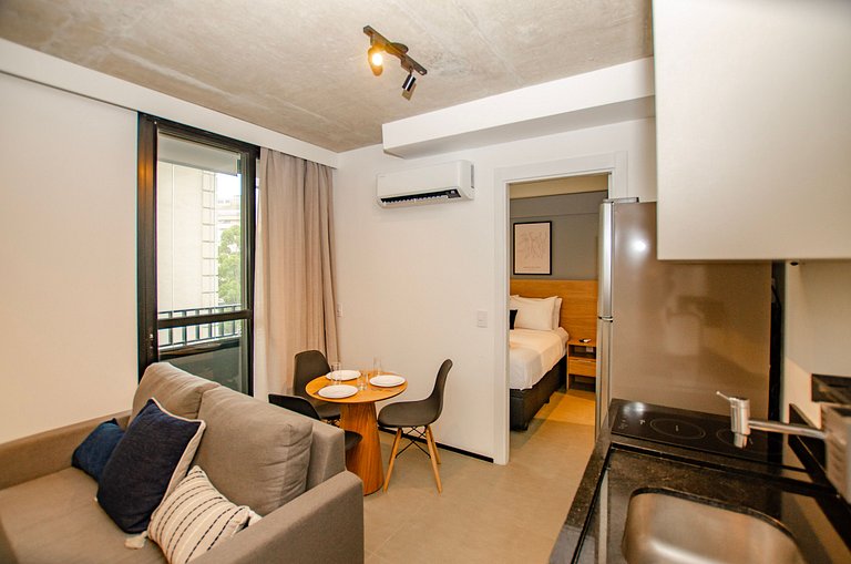 Apto Moderno 2 Quartos no Jardins - by Housi